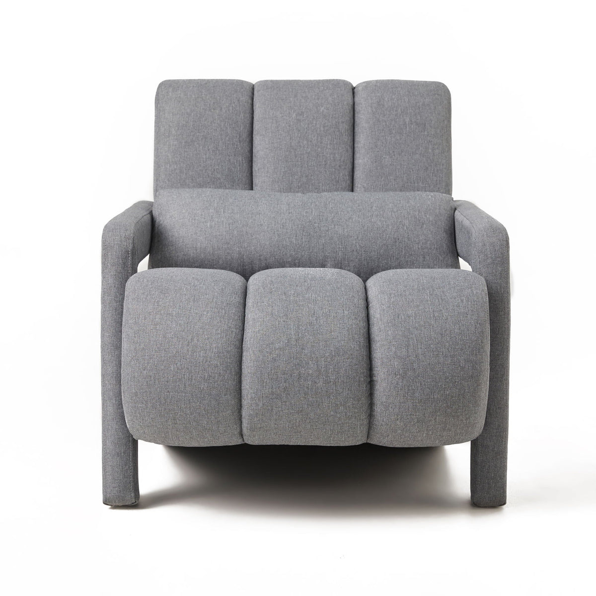 Modern Upholstered Accent Chair, Comfortable Fabric With A Pillow For Living Room