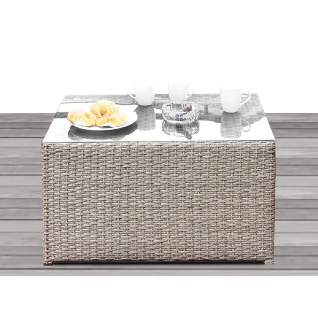 Fully Assembled 6-Seat All-Weather Wicker Patio Set with Cushions