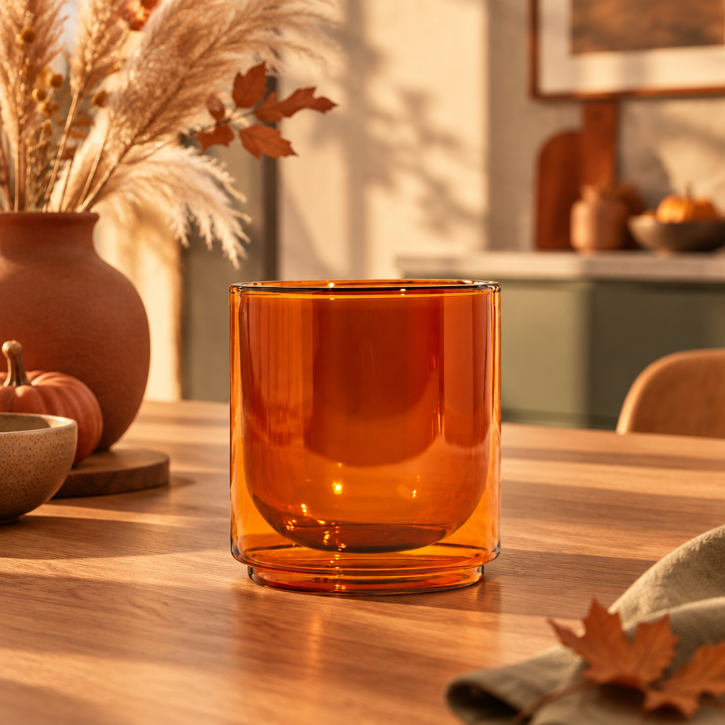 Cove 10oz Glass Tumbler - Set of 2 - Amber