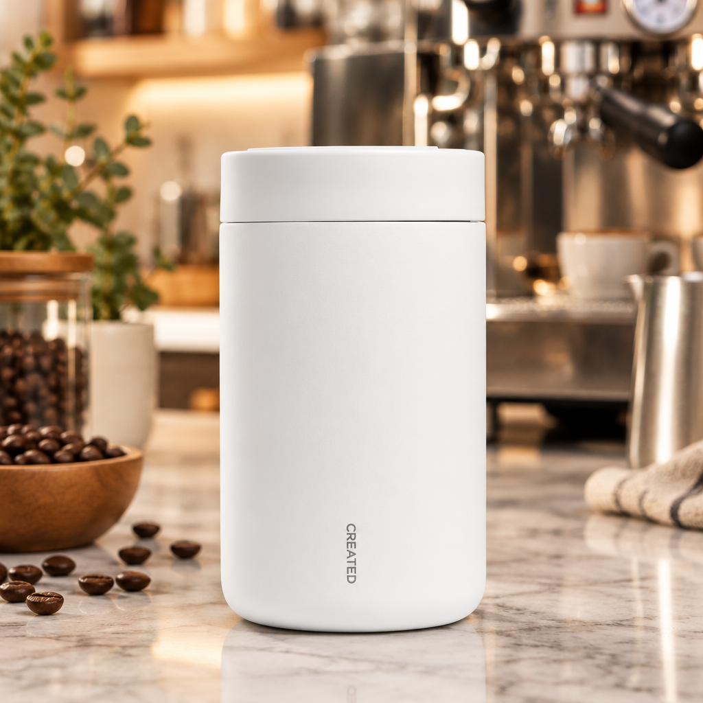Reserve Coffee Canister - White