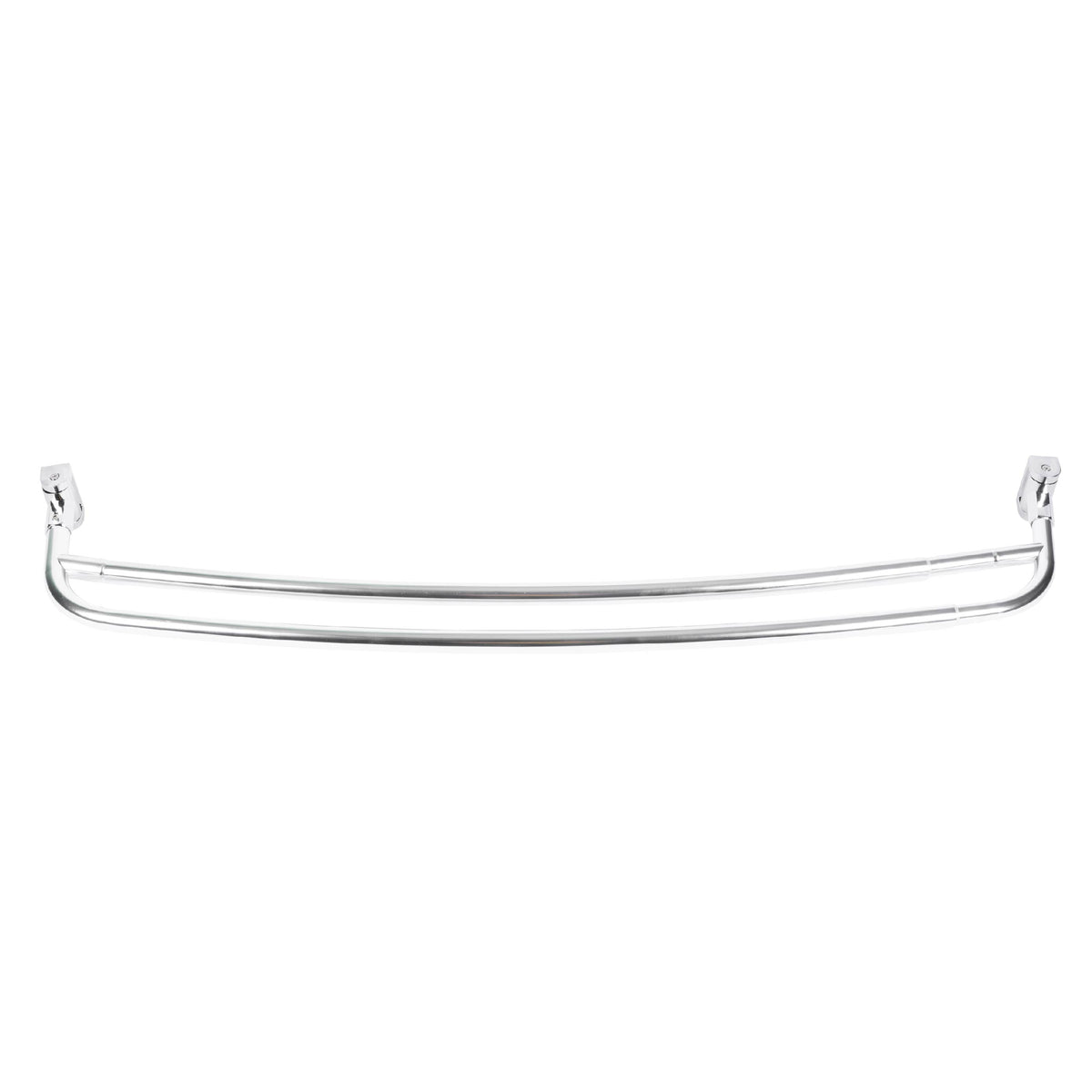 44 in. to 70 in. Double Curved Shower Rod (Chrome Finish)