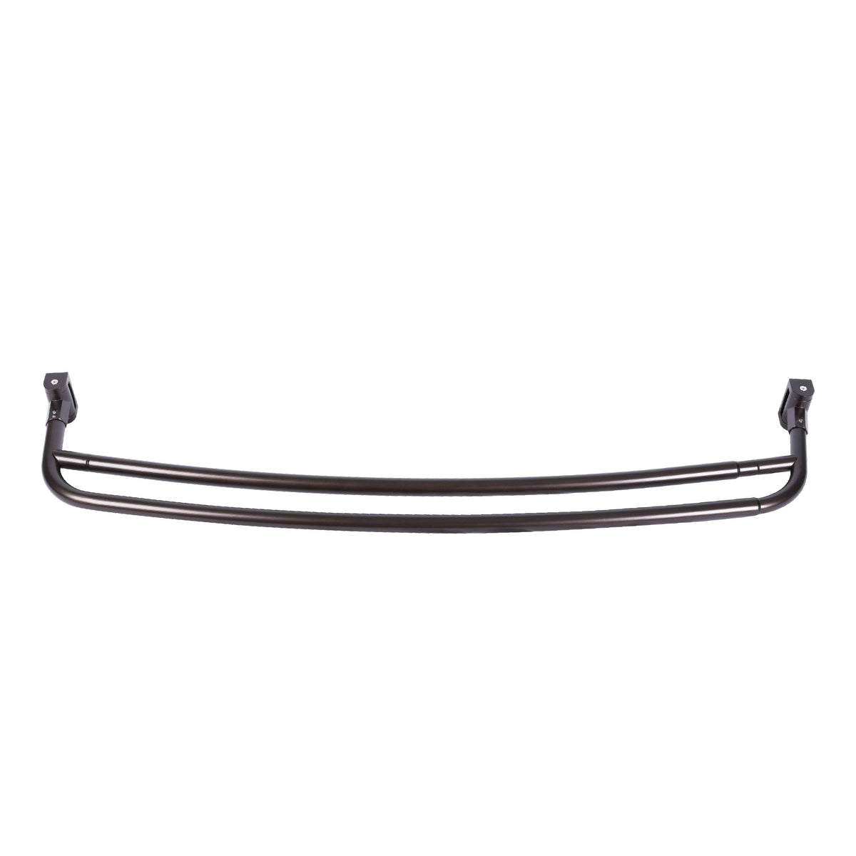 44 in. to 70 in. Double Curved Shower Rod (Oil-Rubbed Bronze Finish)