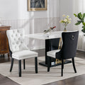 Nikki Collection Modern Tufted Dining Chair Set
