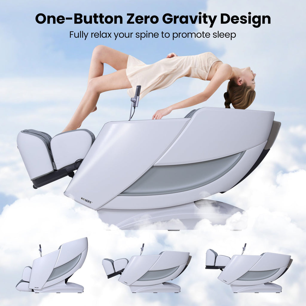 2025 Enjoyment 42 - Full Body Zero Gravity Massage Recliner with Airbags and Foot Rollers