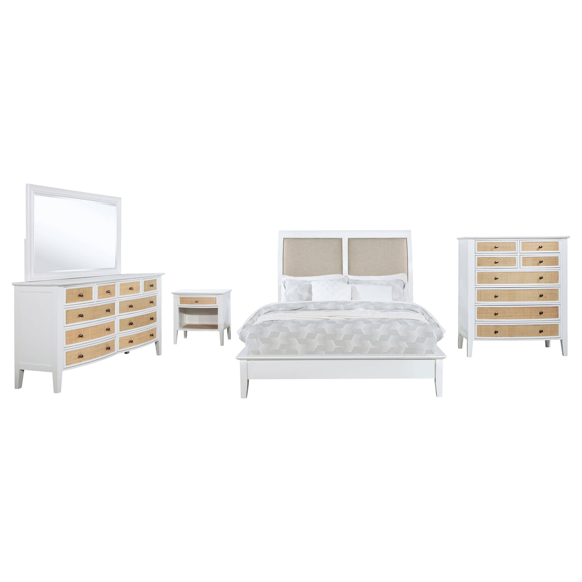 Bexhill 5-piece Queen Bedroom Set White