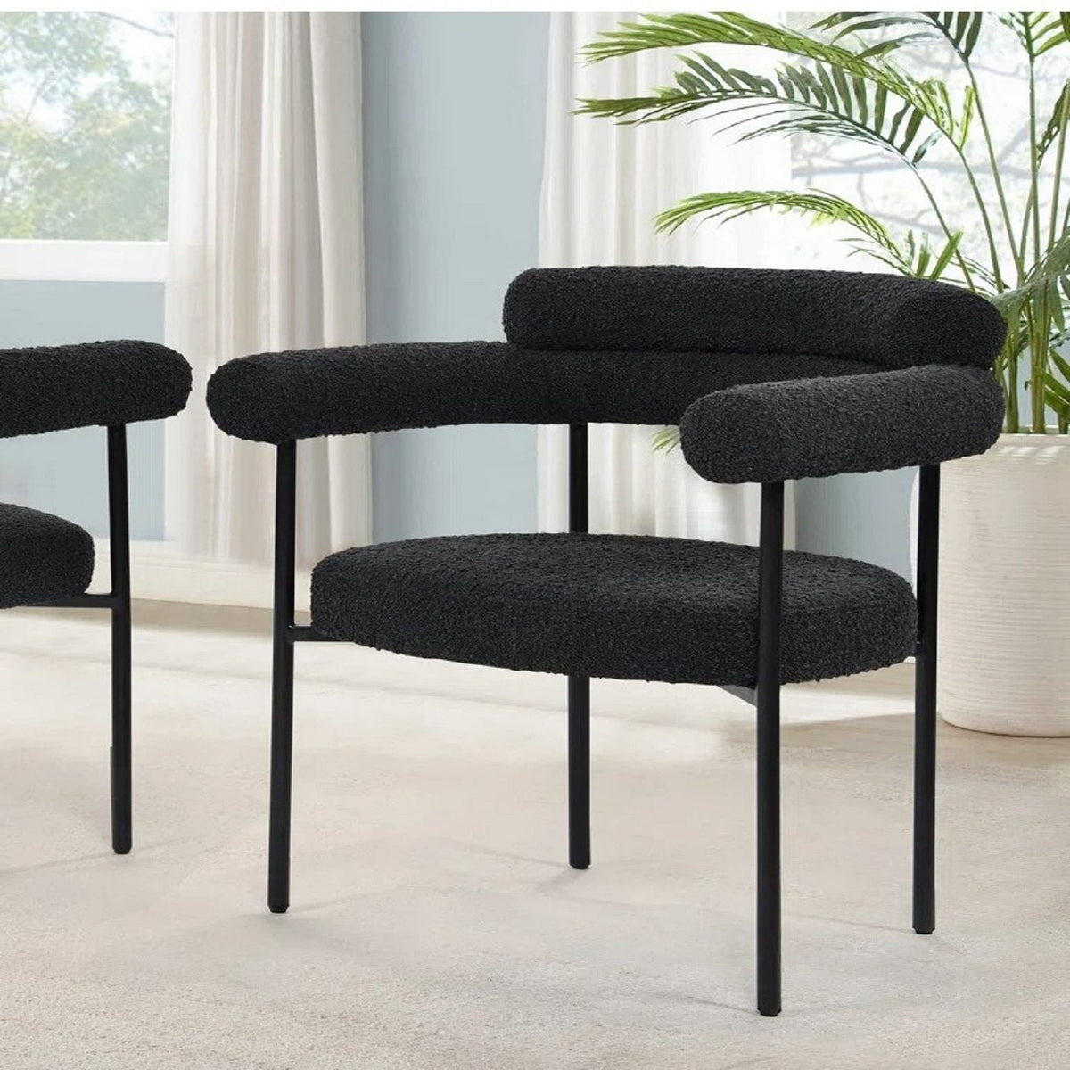 Dining Chairs With Armrests (Set of 2)