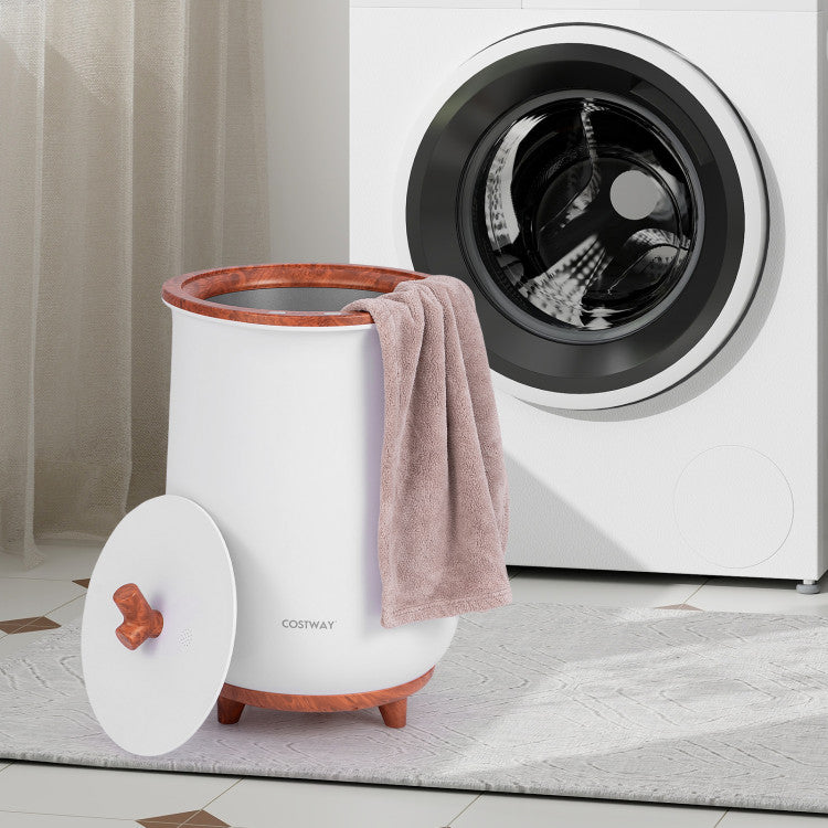 23L Large Luxury Bucket-Style Towel Warmer with Fragrant Disc Holder