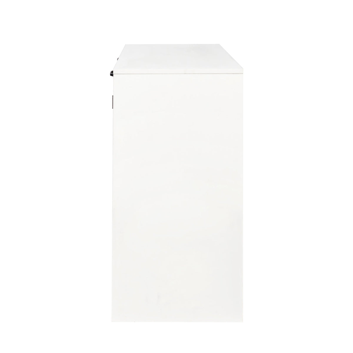 Laundry Cabinet with Tilt-Out Hamper and Adjustable Shelf - White
