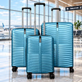 3-Piece 20/24/28 Inch Lightweight Hardside Luggage Set with 8-Spinner Wheels