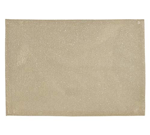 Fennco Styles Contemporary Shimmering Design Table Runner 14 x 72 Inch - Gold Table Cover for Home Décor, Banquets, Family Gathering and Special Events