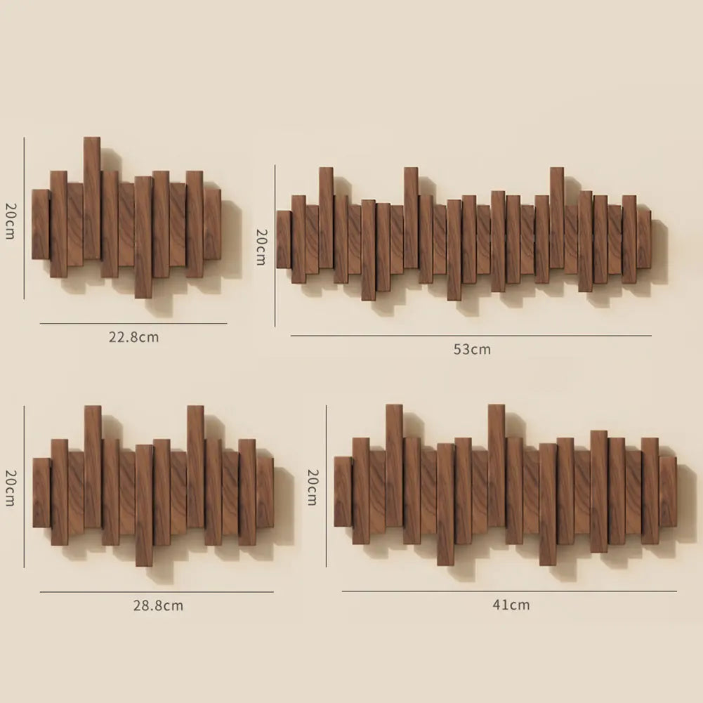 Coat Racks Wall Hanging Wall Entry Door Porch Hanging Scarf Coat Rack Perforated Solid Wood Creative Piano Keys Clothes Hook