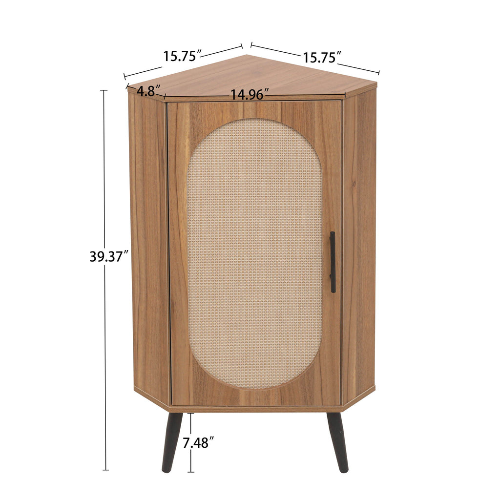 Freestanding Corner Corner Cabinet For Living Room