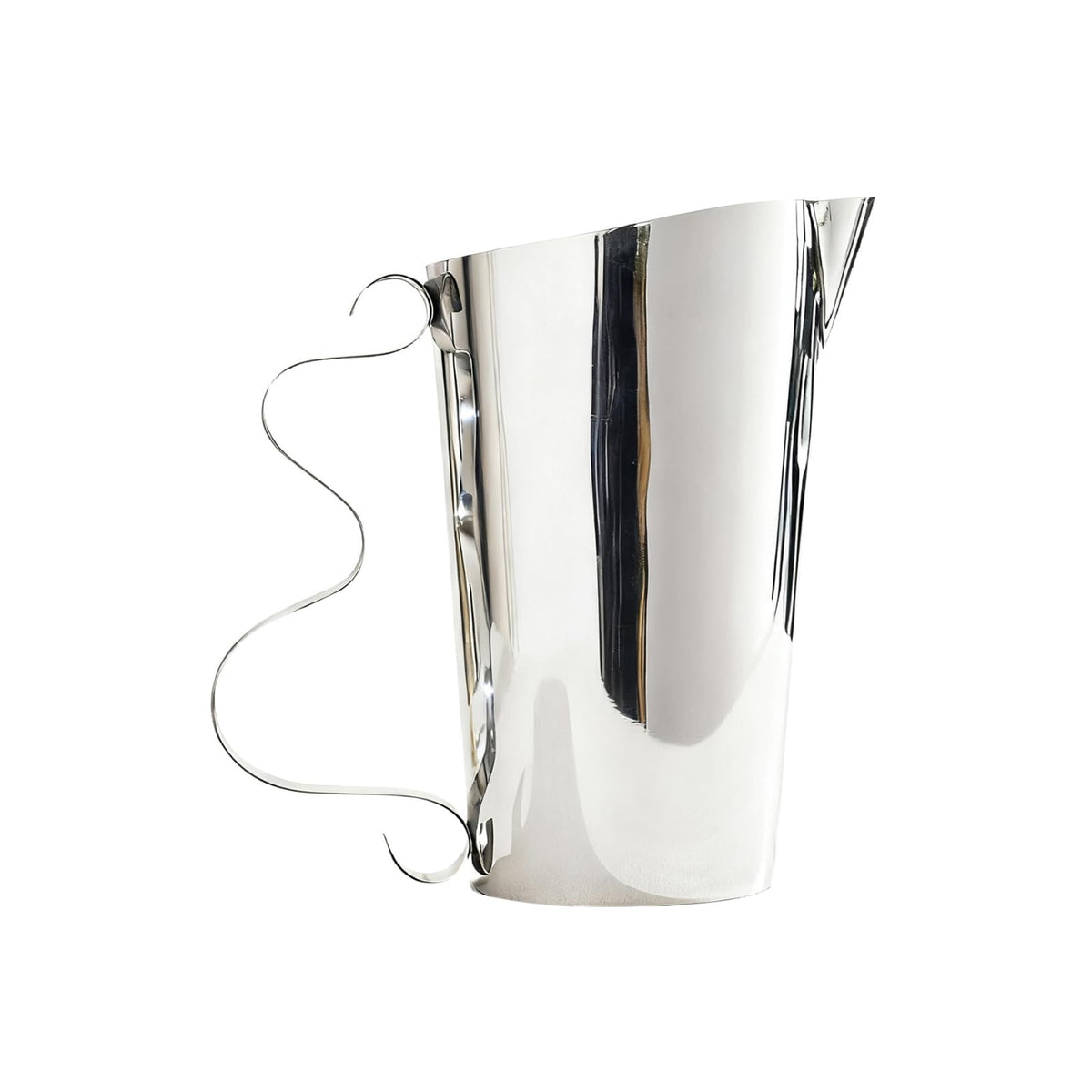 Mirror Finish Stainless Steel Swirl Pitcher 65 oz