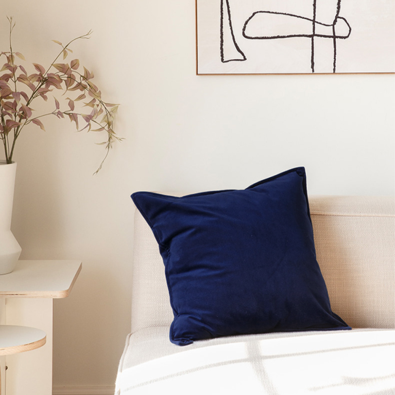 Set of 3 luxe velvet throw pillow | 3 colors  combo 2 sizes of choices soft & plush home decor essential | modern couch & bedroom accent| insert included