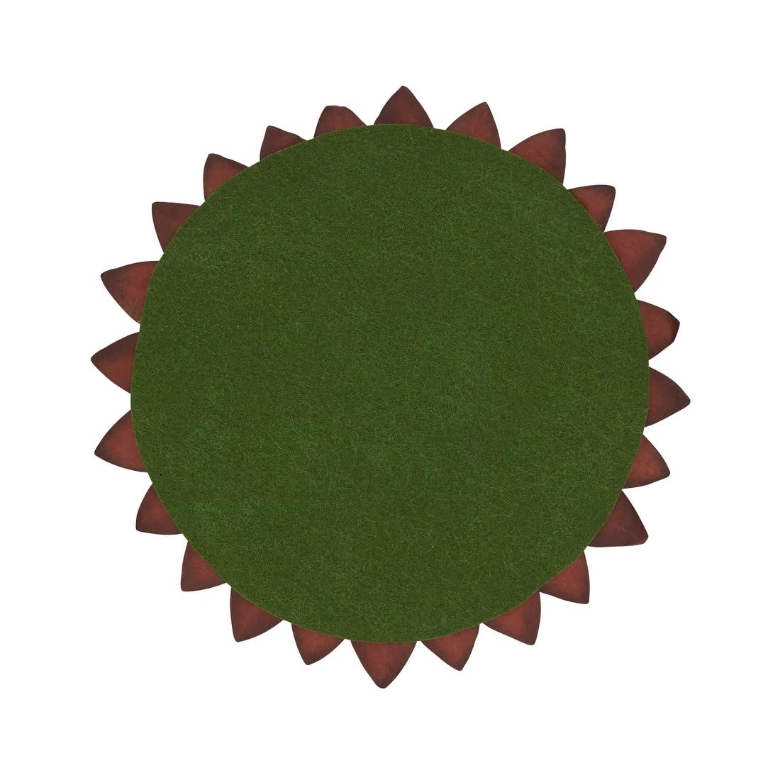 Fennco Styles Harvest Fall Leave Holiday Placemats 15" Round, Set of 4