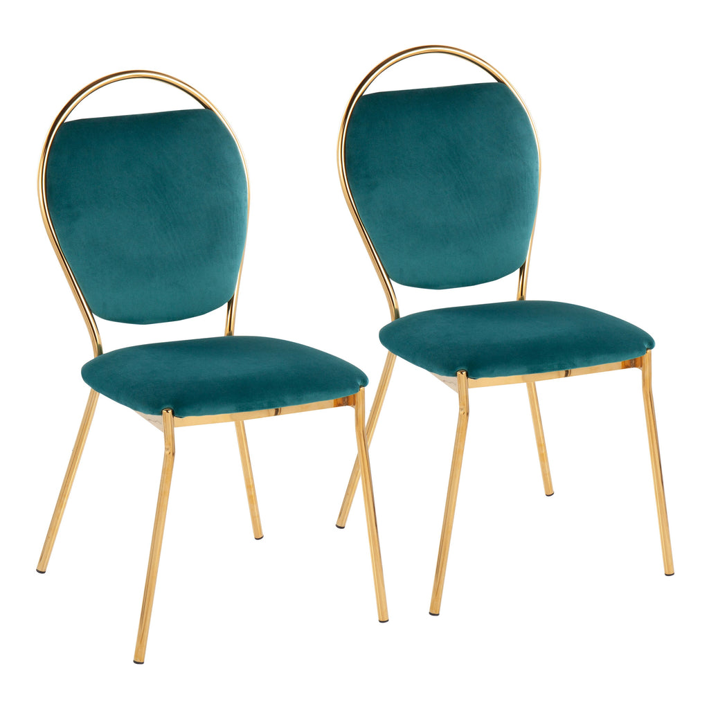Contemporary Dining Chair in Velvet