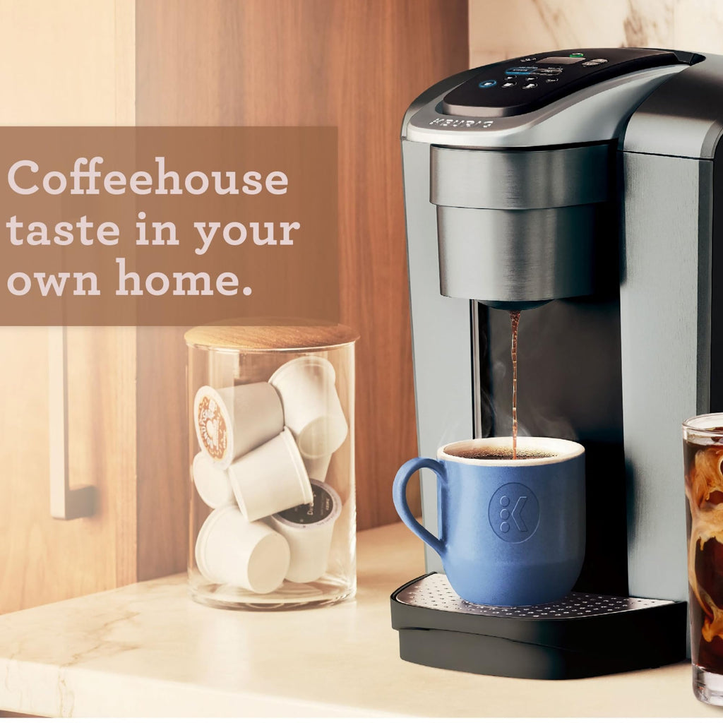 Keurig K-Elite Single Serve K-Cup Pod Coffee Maker, Brushed Slate