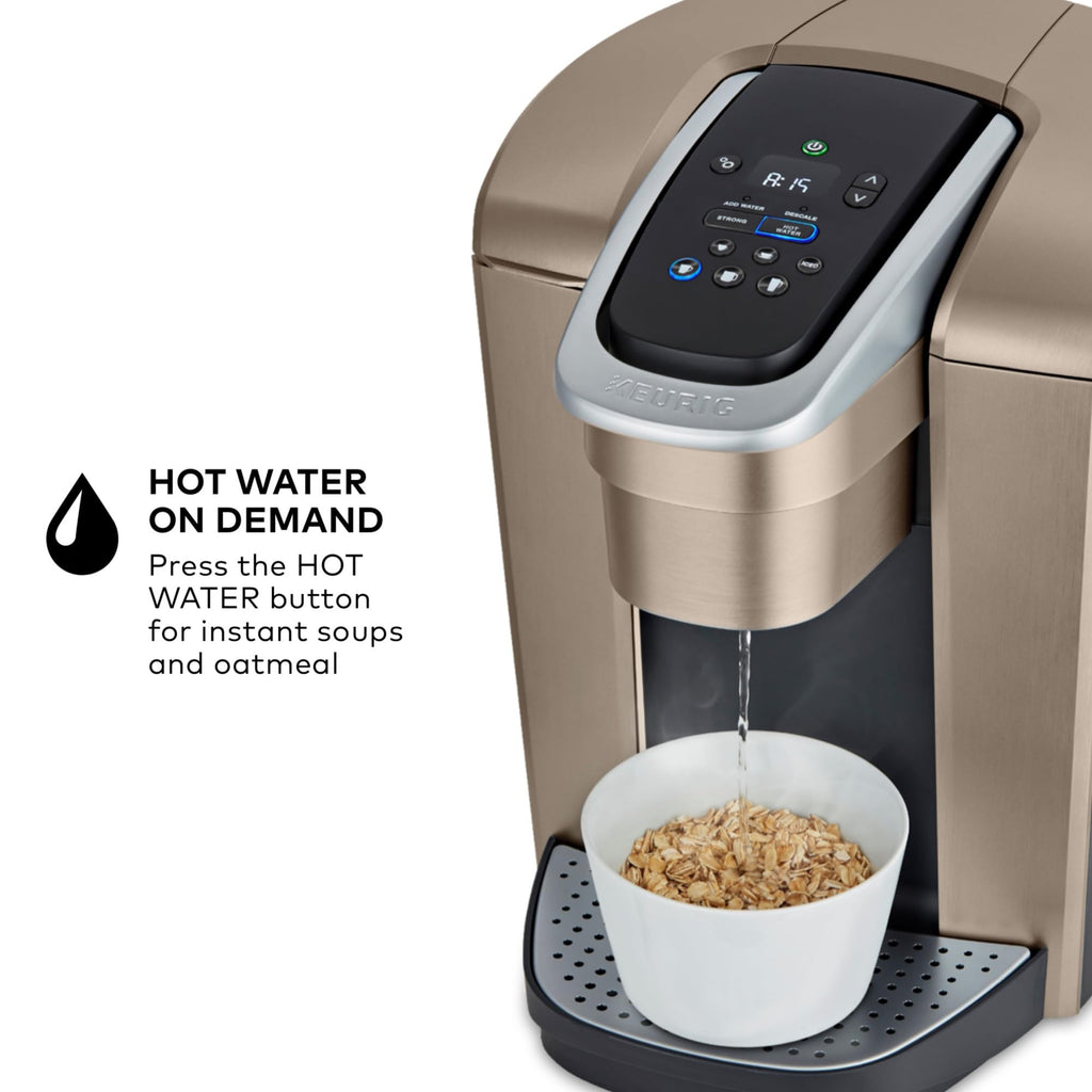 Keurig K-Elite Single Serve K-Cup Pod Coffee Maker, Brushed Slate