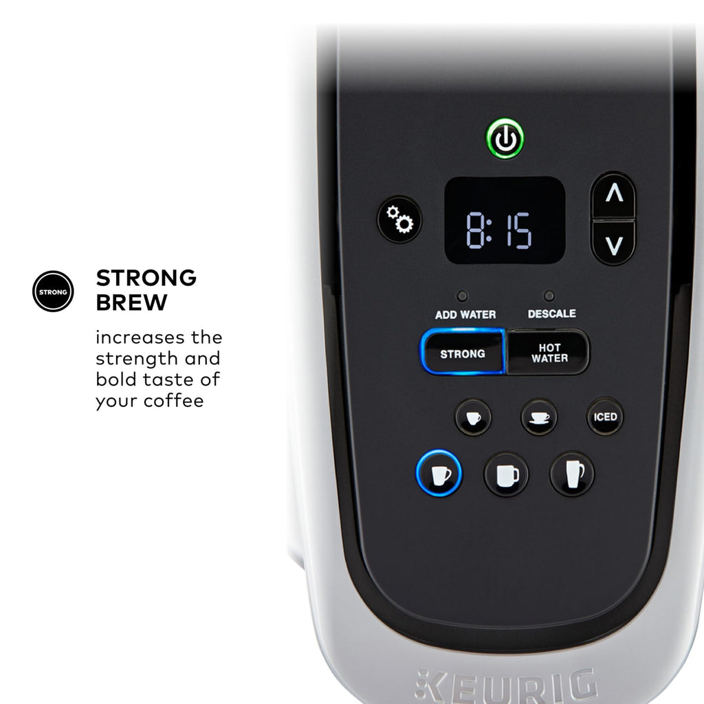 Keurig K-Elite Single Serve K-Cup Pod Coffee Maker, Brushed Slate