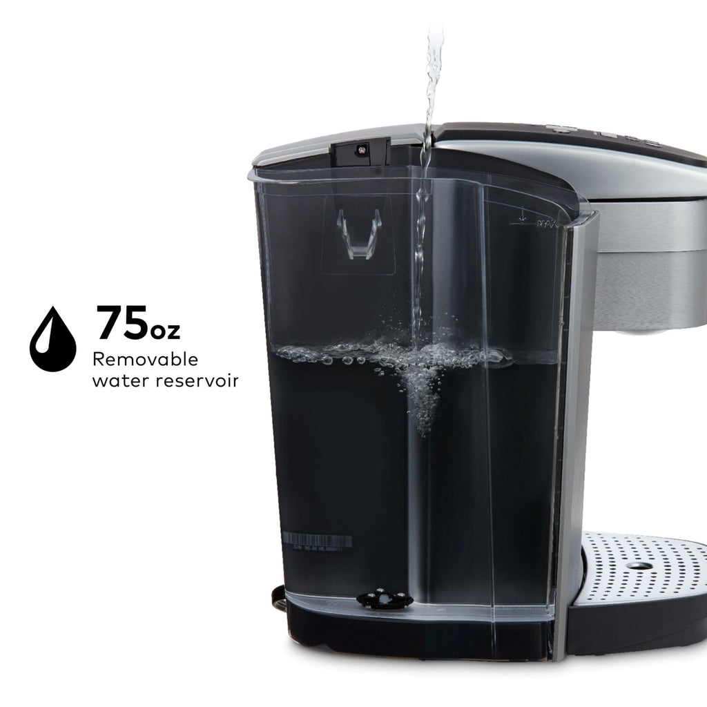 Keurig K-Elite Single Serve K-Cup Pod Coffee Maker, Brushed Slate