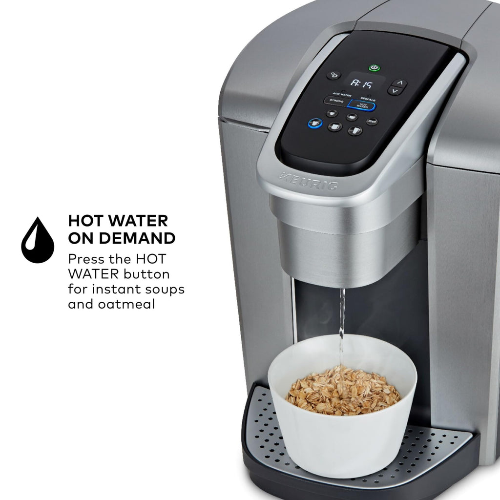 Keurig K-Elite Single Serve K-Cup Pod Coffee Maker, Brushed Slate