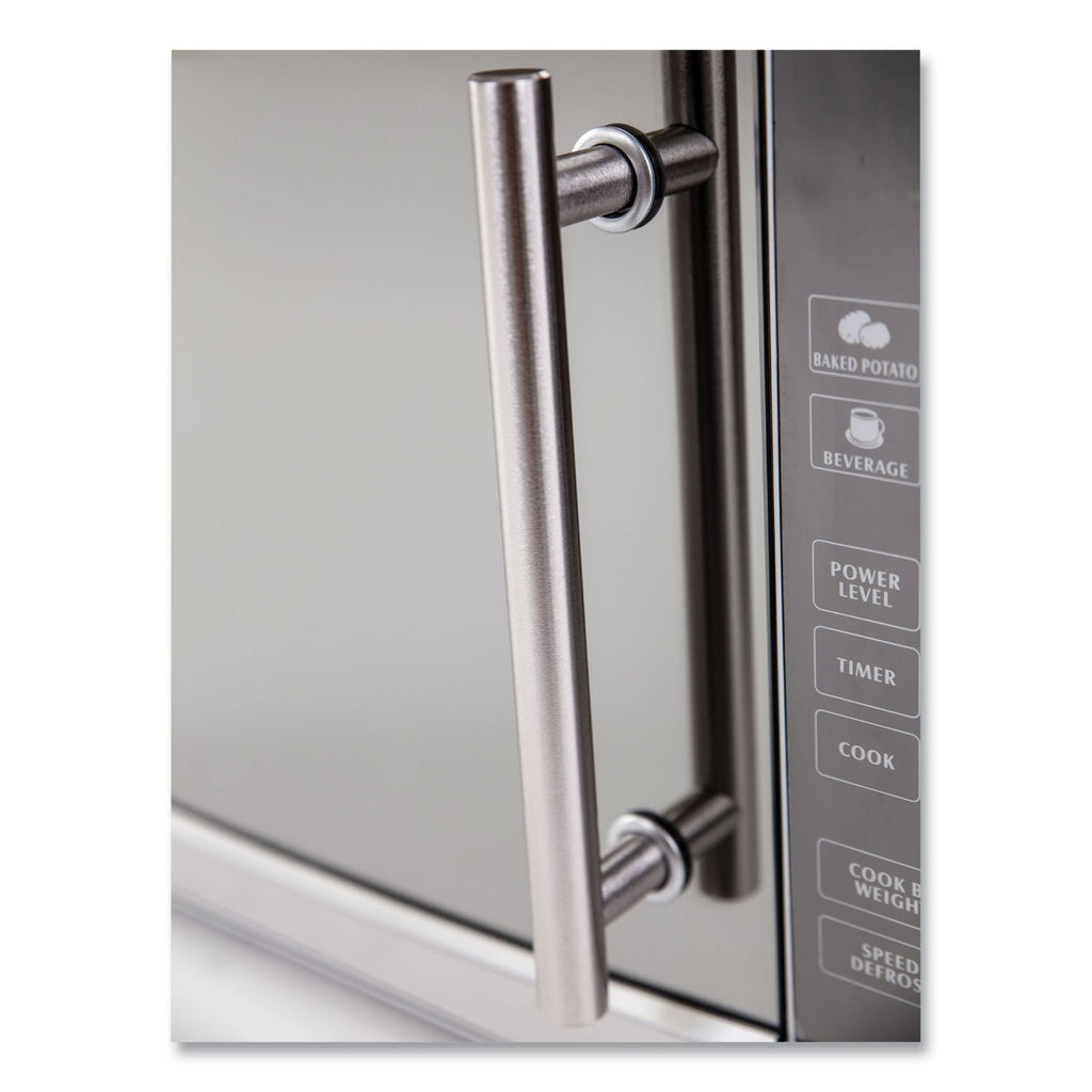 Avanti 1.1 Cubic Foot Capacity Stainless Steel Touch Microwave Oven, 1,000 Watts