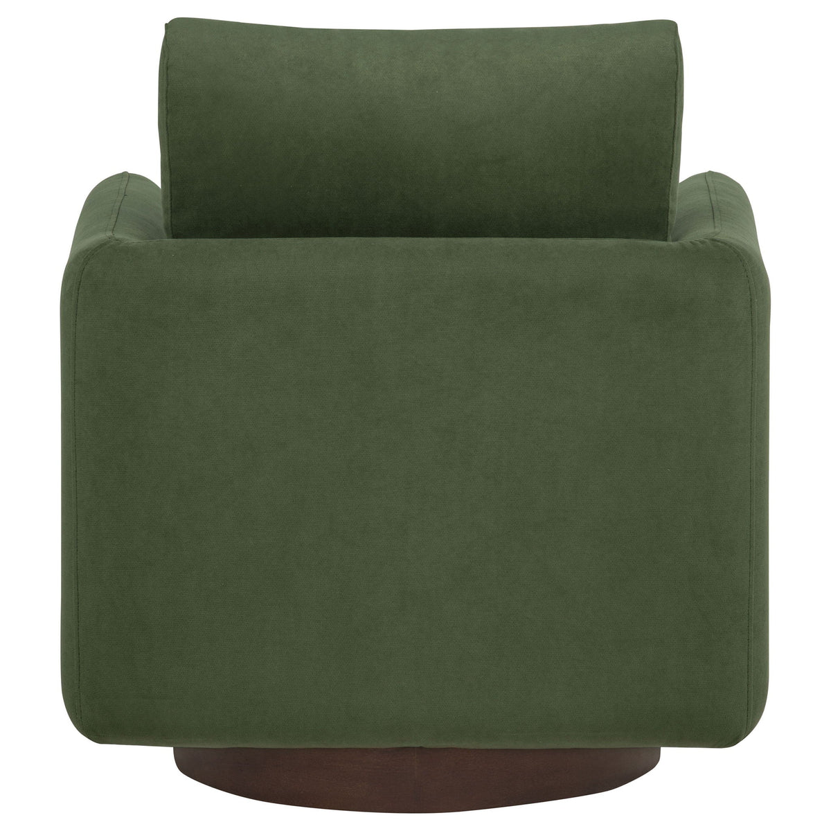Iris Fabric Upholstered Swivel Accent Chair Matcha