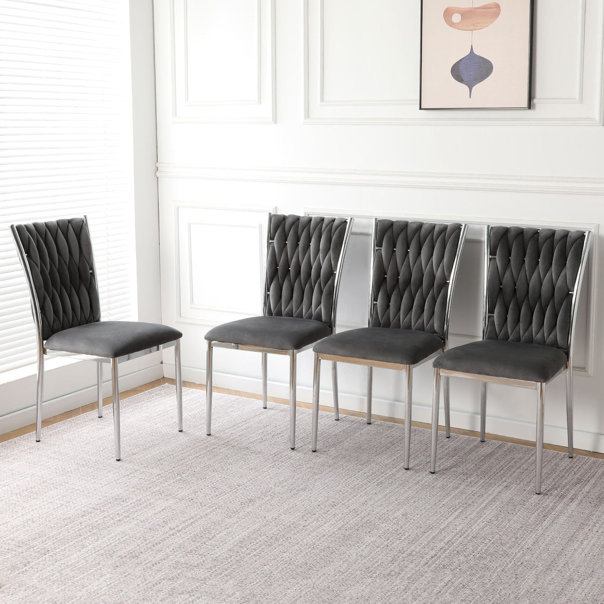 Modern Dining Chair Set For Dining Room
