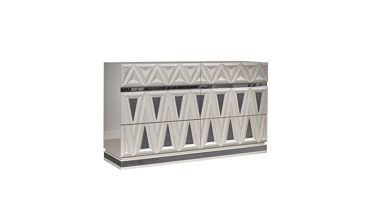 Lavita Modern & Contemporary Style 5 Pc Queen Upholstered Bedroom Set