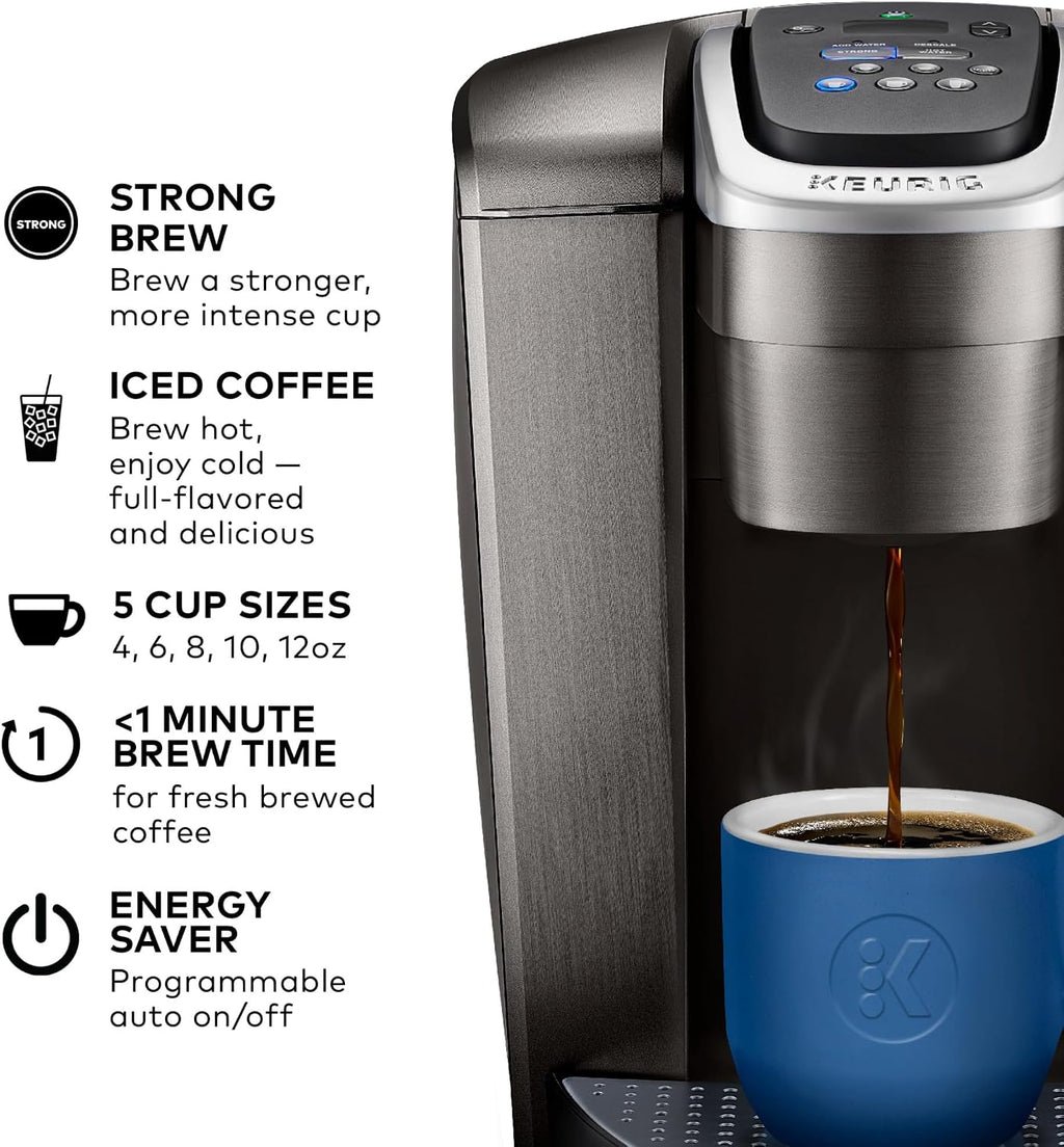 Keurig K-Elite Single Serve K-Cup Pod Coffee Maker, Brushed Slate