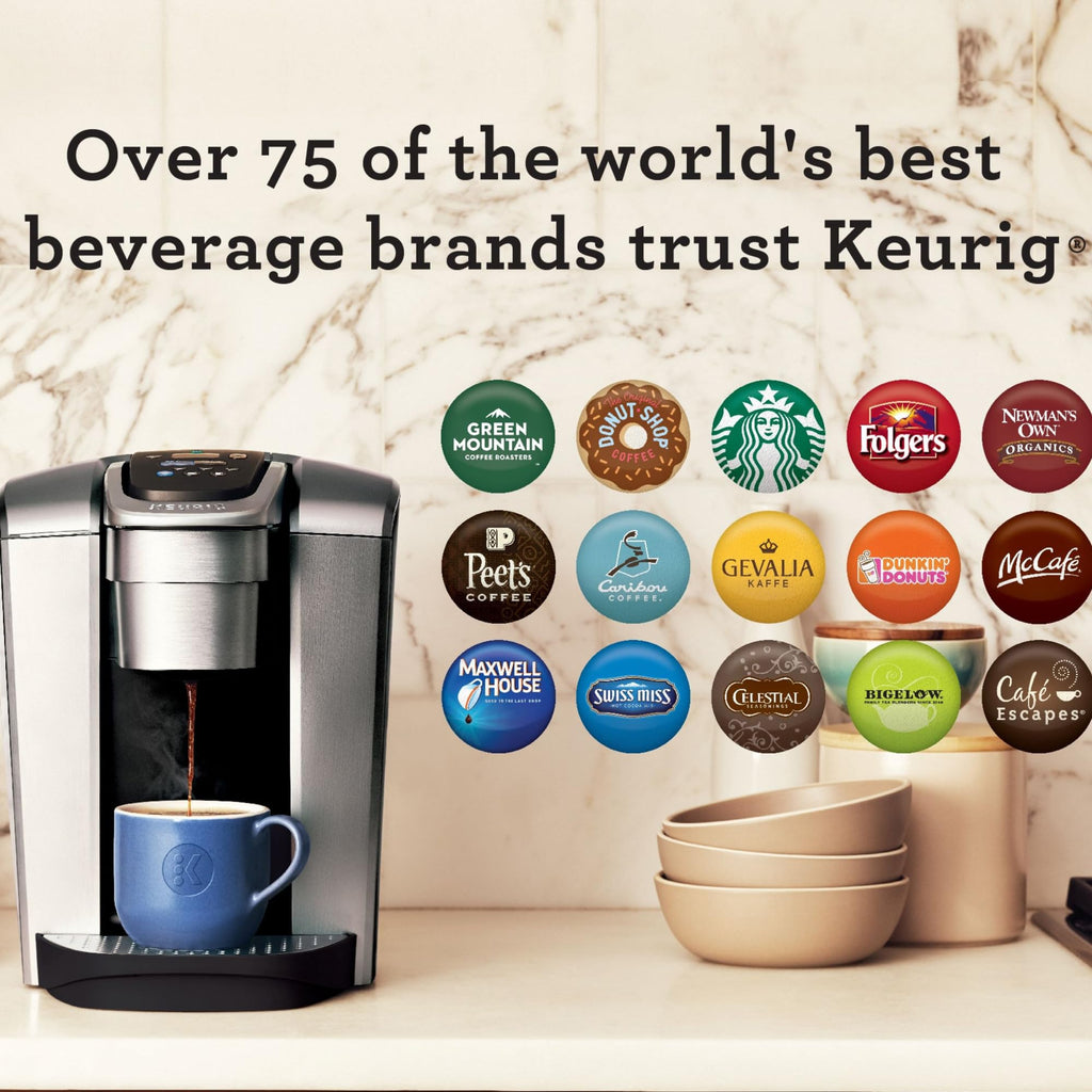 Keurig K-Elite Single Serve K-Cup Pod Coffee Maker, Brushed Slate