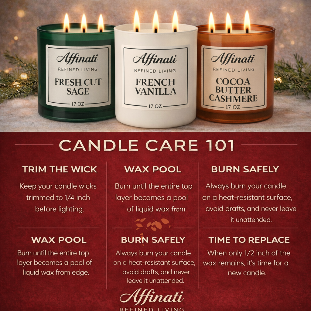 Lavender Kiss Wooden Wick Candle – Luxury 21 oz Soy Blend | Affinati