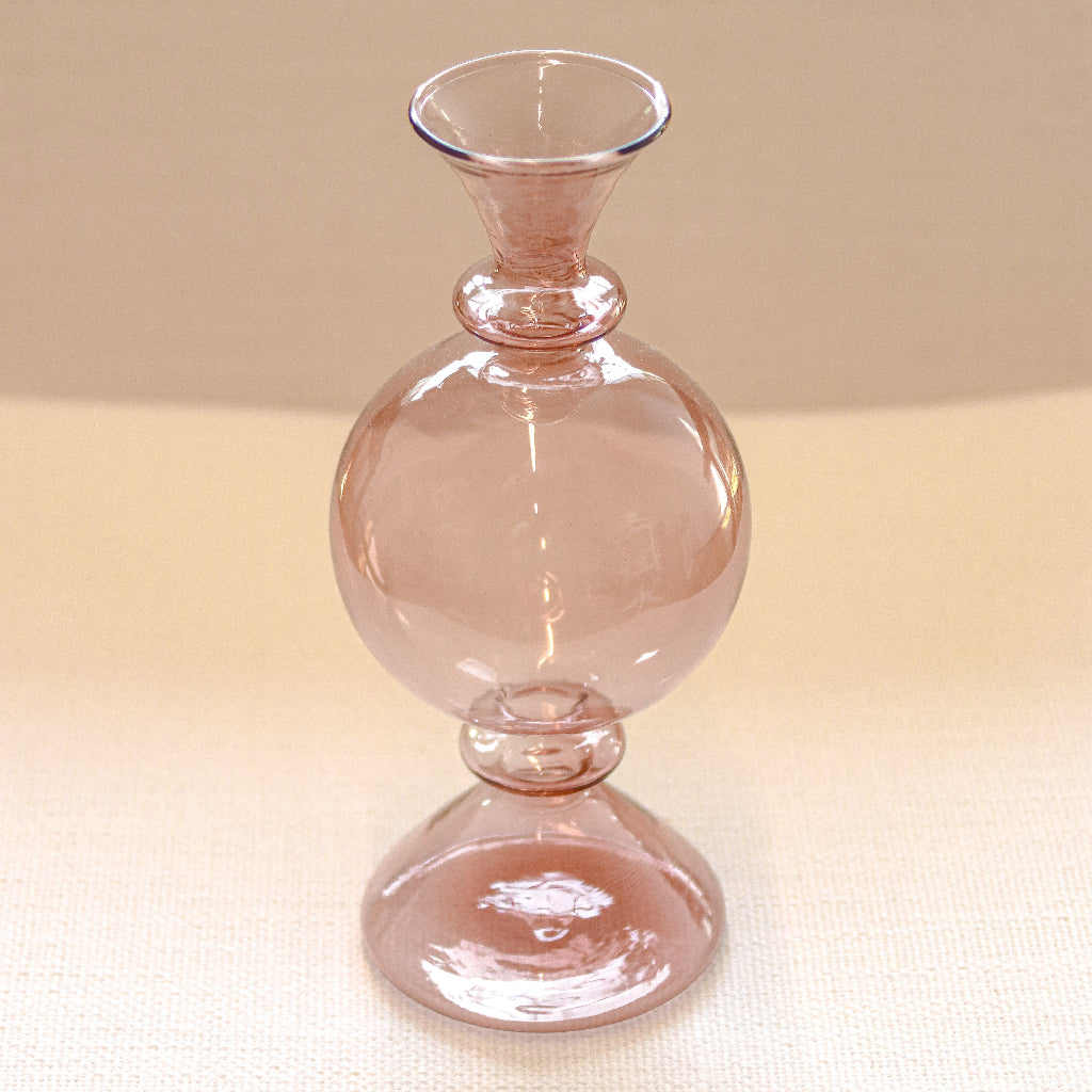 Cherry Blossom Bauble Glass Vases – Pair