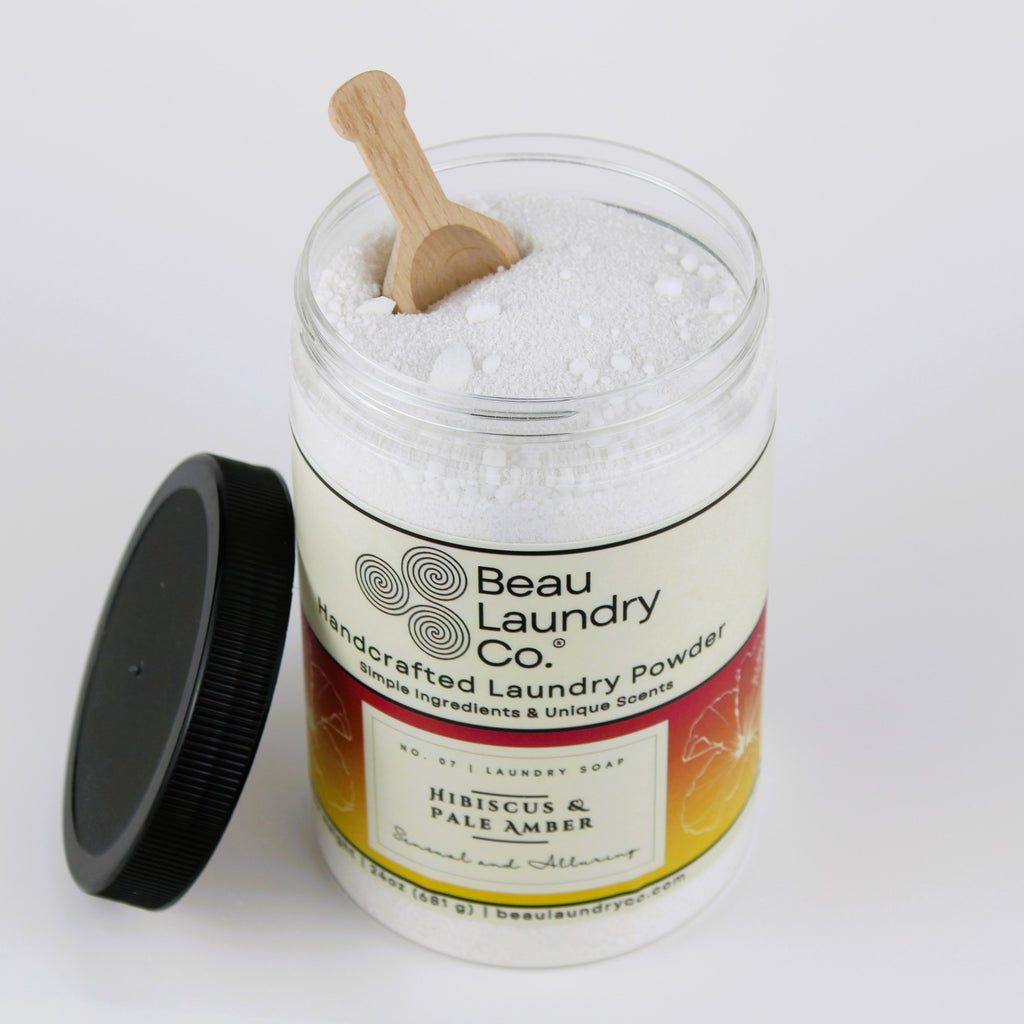 Hibiscus & Pale Amber Scented Laundry Soap