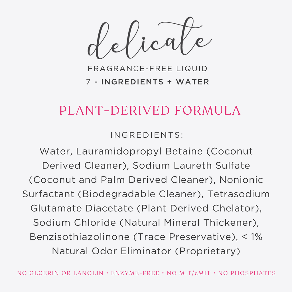 LIQUID Delicate Laundry Detergent - Fragrance Free