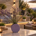 Lavender Macaron Ceramic Vases – Pair