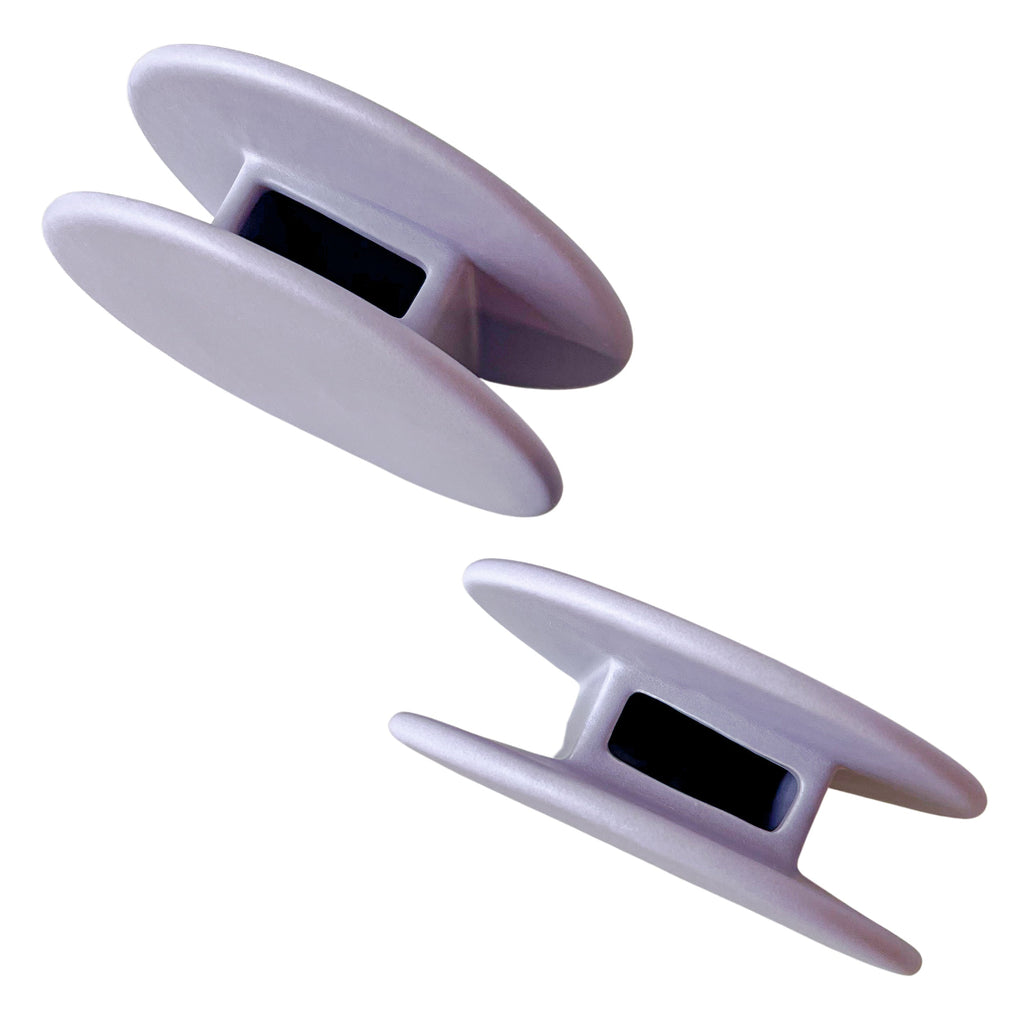 Lavender Macaron Ceramic Vases – Pair