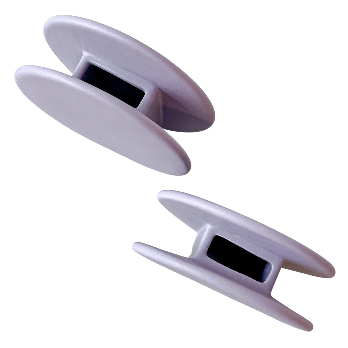 Lavender Macaron Ceramic Vases – Pair