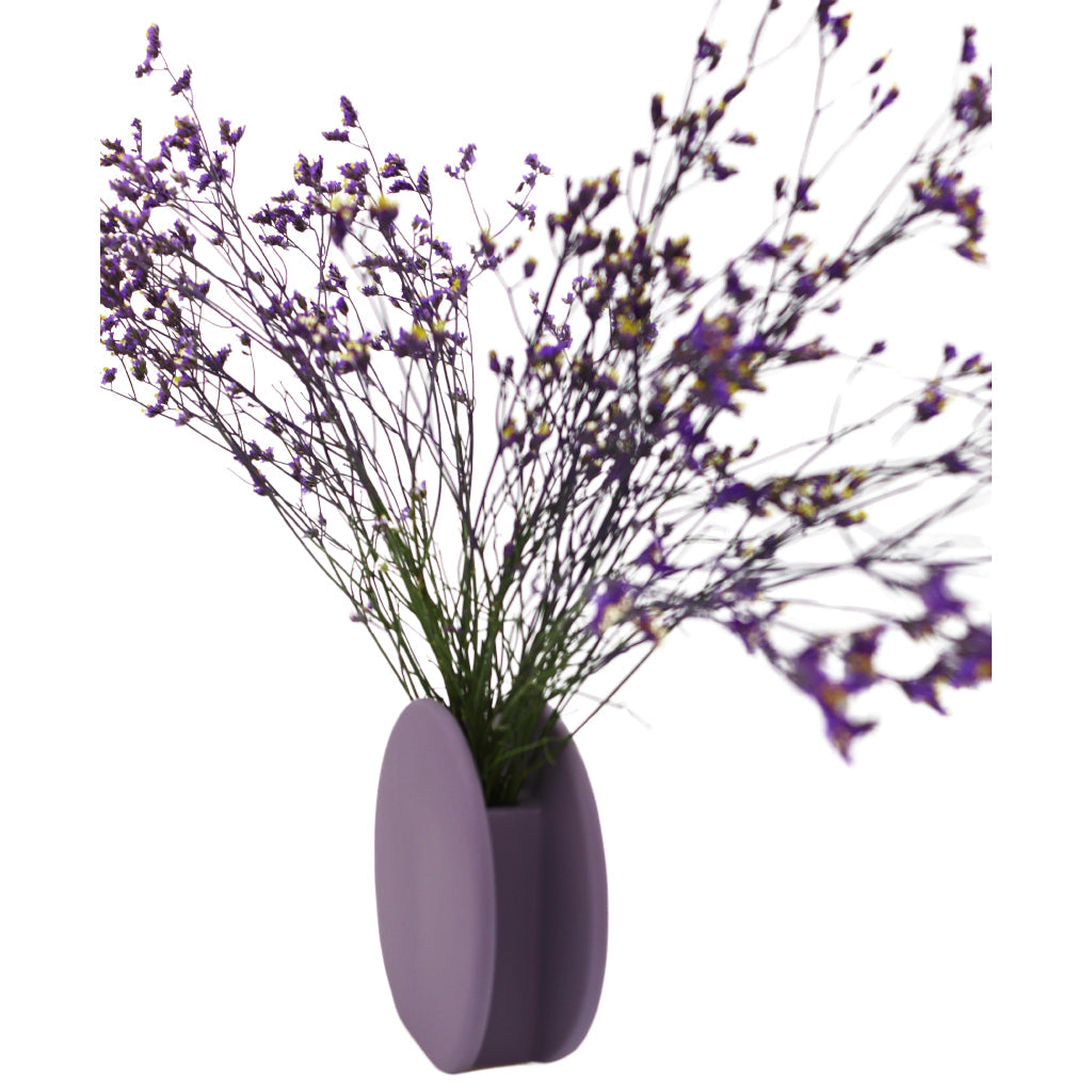 Lavender Macaron Ceramic Vases – Pair