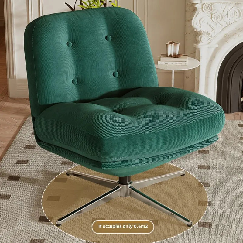 Single sofa chair light luxury medieval Bauhaus living room leisure chair bedroom lazy sofa