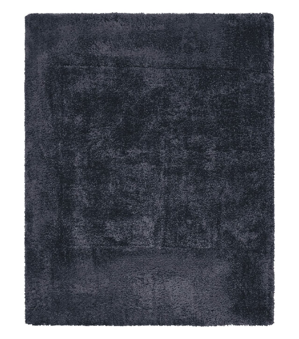 Black Shag Rug 8x10, Savafieh Milan Fluffy Black Carpet, Room Sized Shag Rug, Modern Contemporary Rug, Soft Living Room Rug, Bedroom Rug