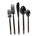 Vibhsa Black Flatware Set Stainless Steel 20 PC