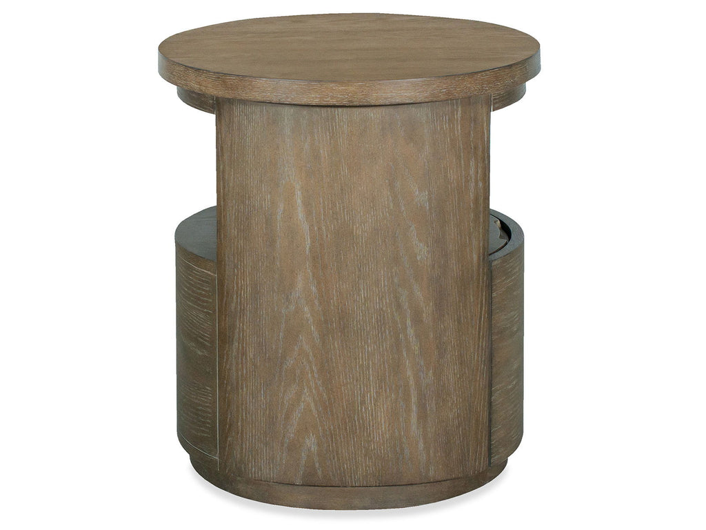 Bosley - Round End Table - Porpoise