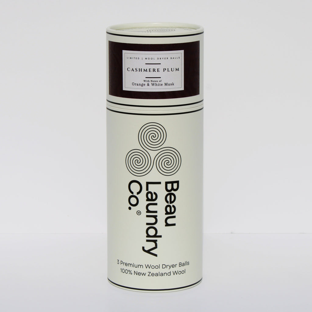 Cashmere Plum Scented & Softening Wool Dryer Balls