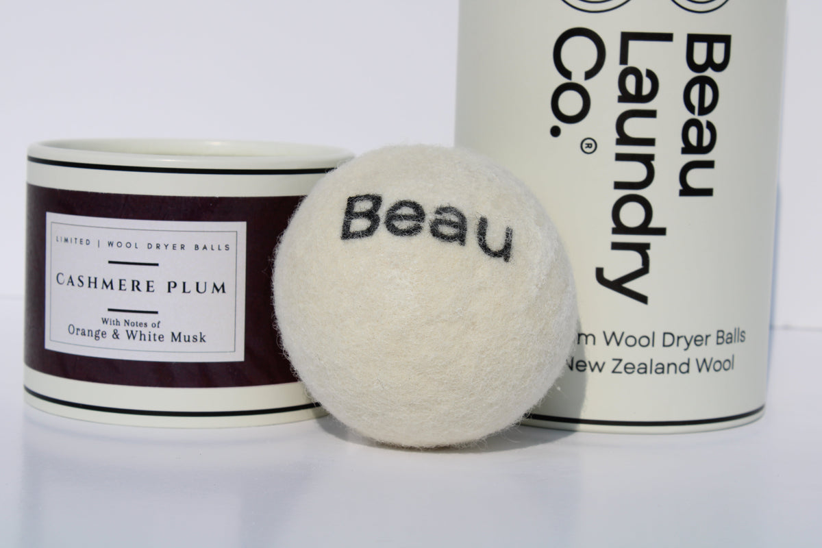 Cashmere Plum Scented & Softening Wool Dryer Balls