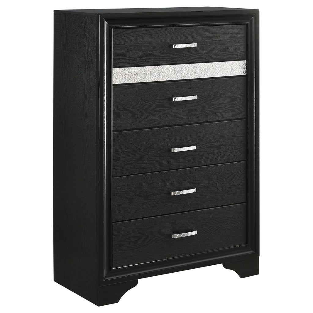 Miranda 6-drawer Bedroom Chest Black
