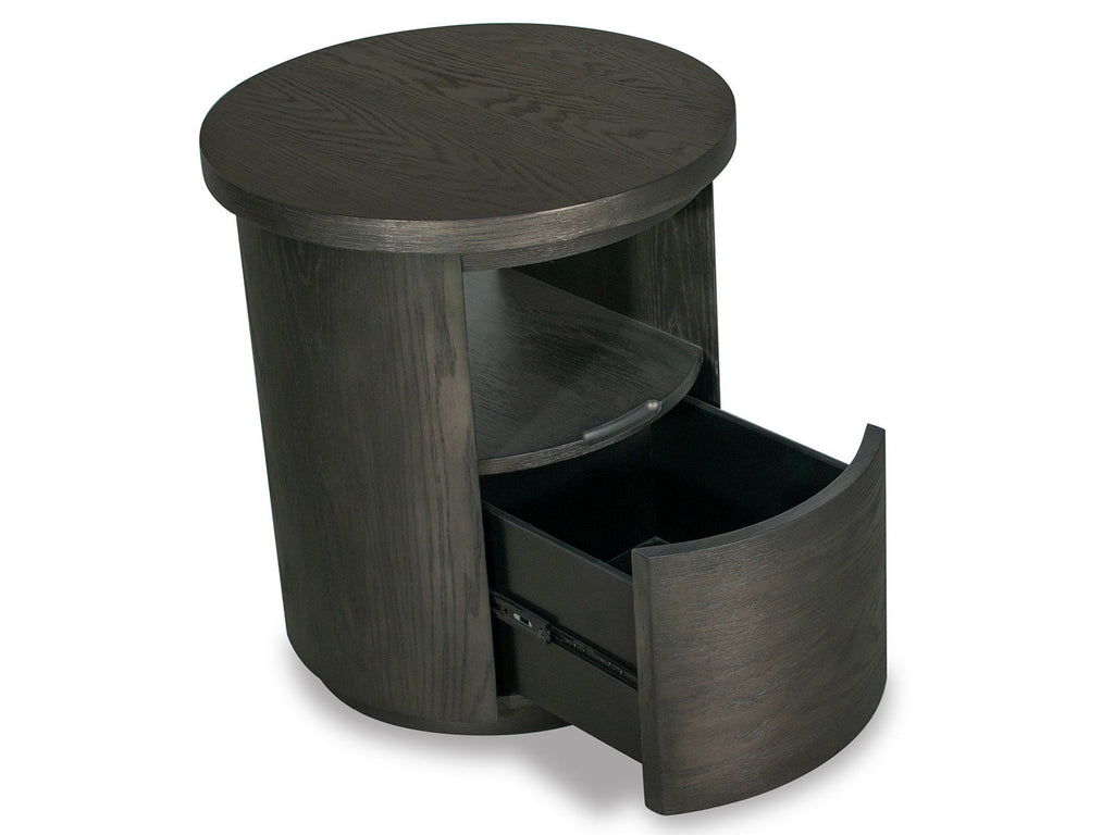 Bosley - Round End Table - Coffee Bean