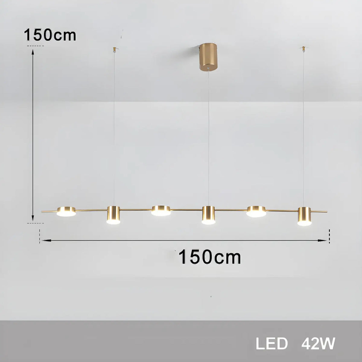 LED Pendant Light Kitchen - Modern Light for Bar, Dining Room, and Table