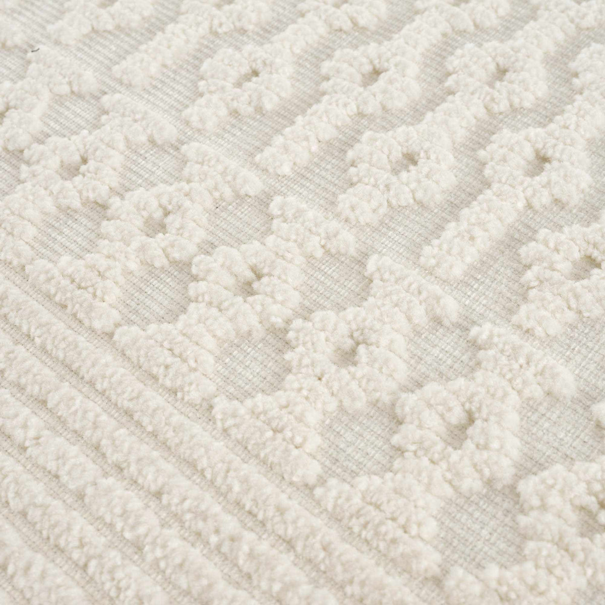 Drago White Washable Area Rug