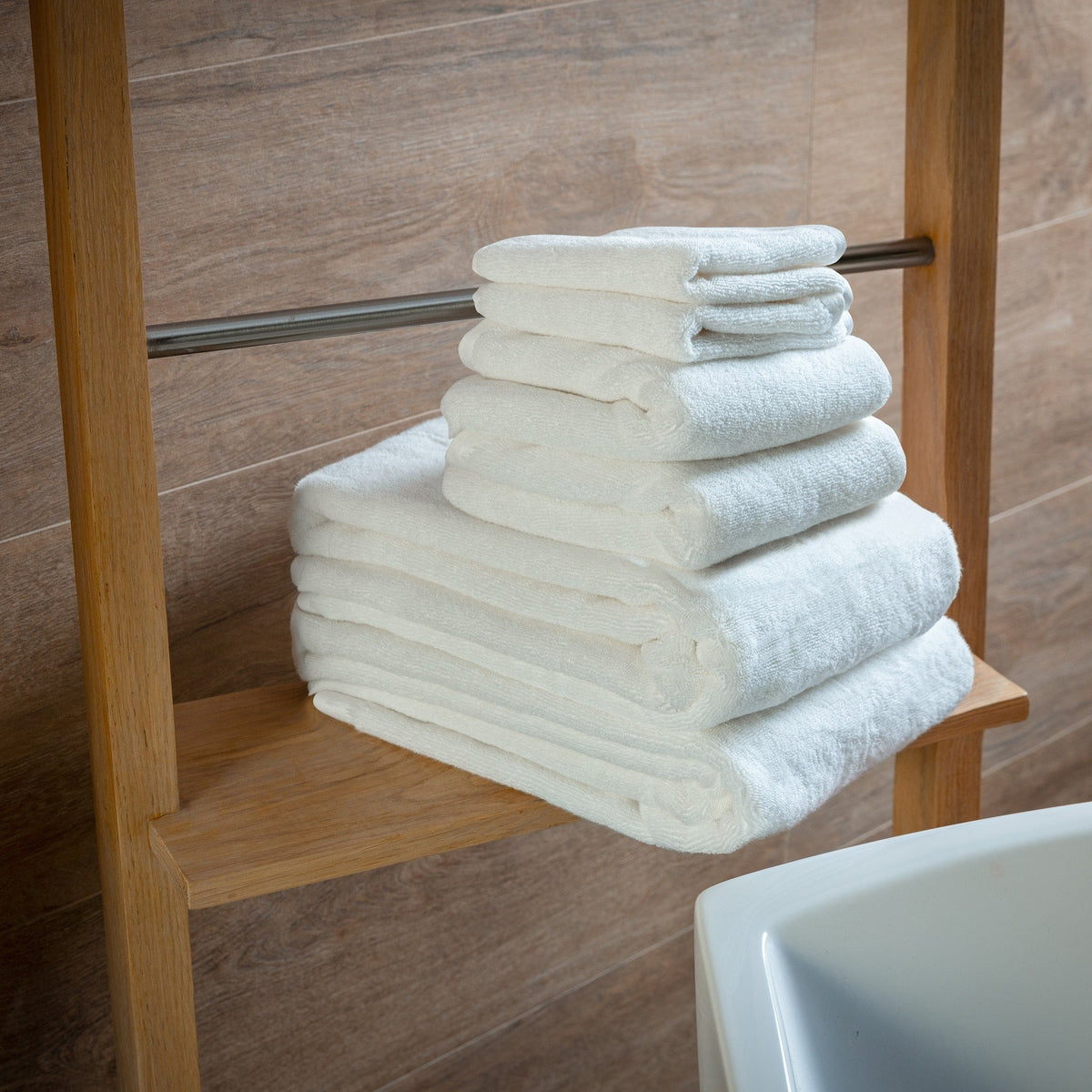 Luxury Organic Bath Six Piece Towel Set | Soft, Plush, Eco-Friendly Towels